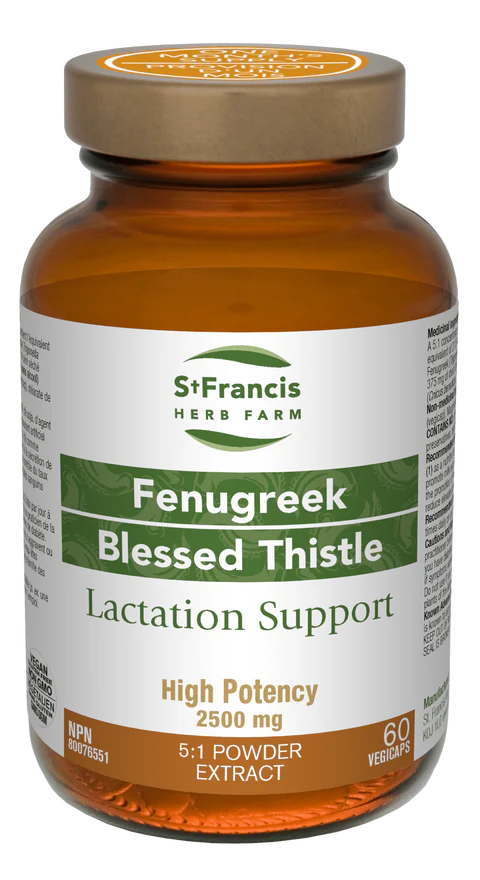Lactation Support Supplement | Organic Fenugreek & Blessed Thistle