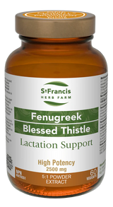 Lactation Support Supplement | Organic Fenugreek & Blessed Thistle
