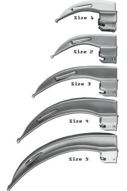 Macintosh Curved Laryngoscope Blades – Conventional Stainless Steel, Reusable