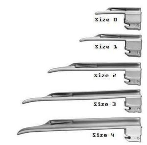 Laryngoscope Blades Miller Straight - CONVENTIONAL-Medical Devices-Birth Supplies Canada