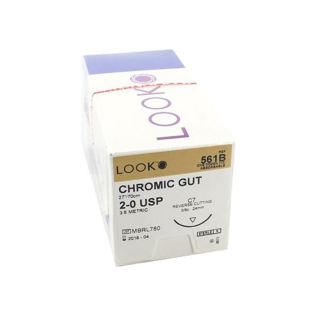 Look Chromic Gut Sutures – Absorbable Surgical Sutures - Buy Medical Supplies Online Canada