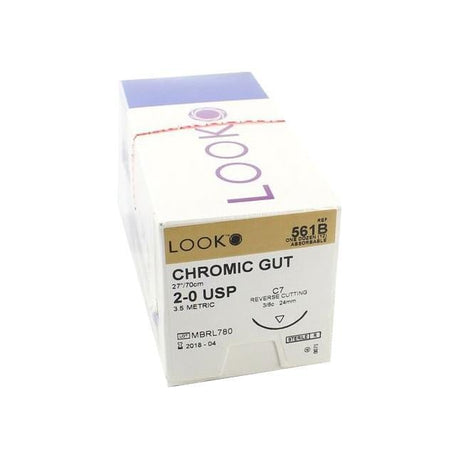 Look Chromic Gut Sutures – Absorbable Surgical Sutures - Buy Medical Supplies Online Canada