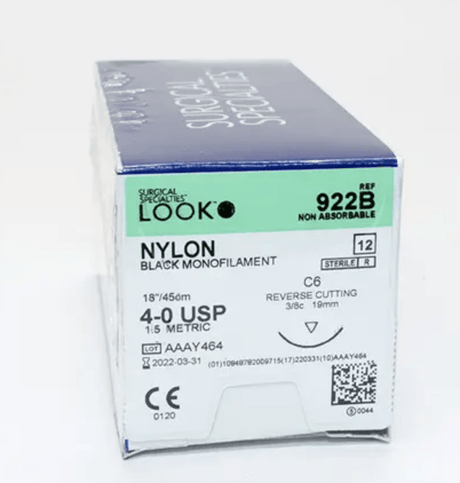 Look Non - Absorbable Nylon Suture – Black Monofilament Surgical Suture - Buy Medical Supplies Online Canada