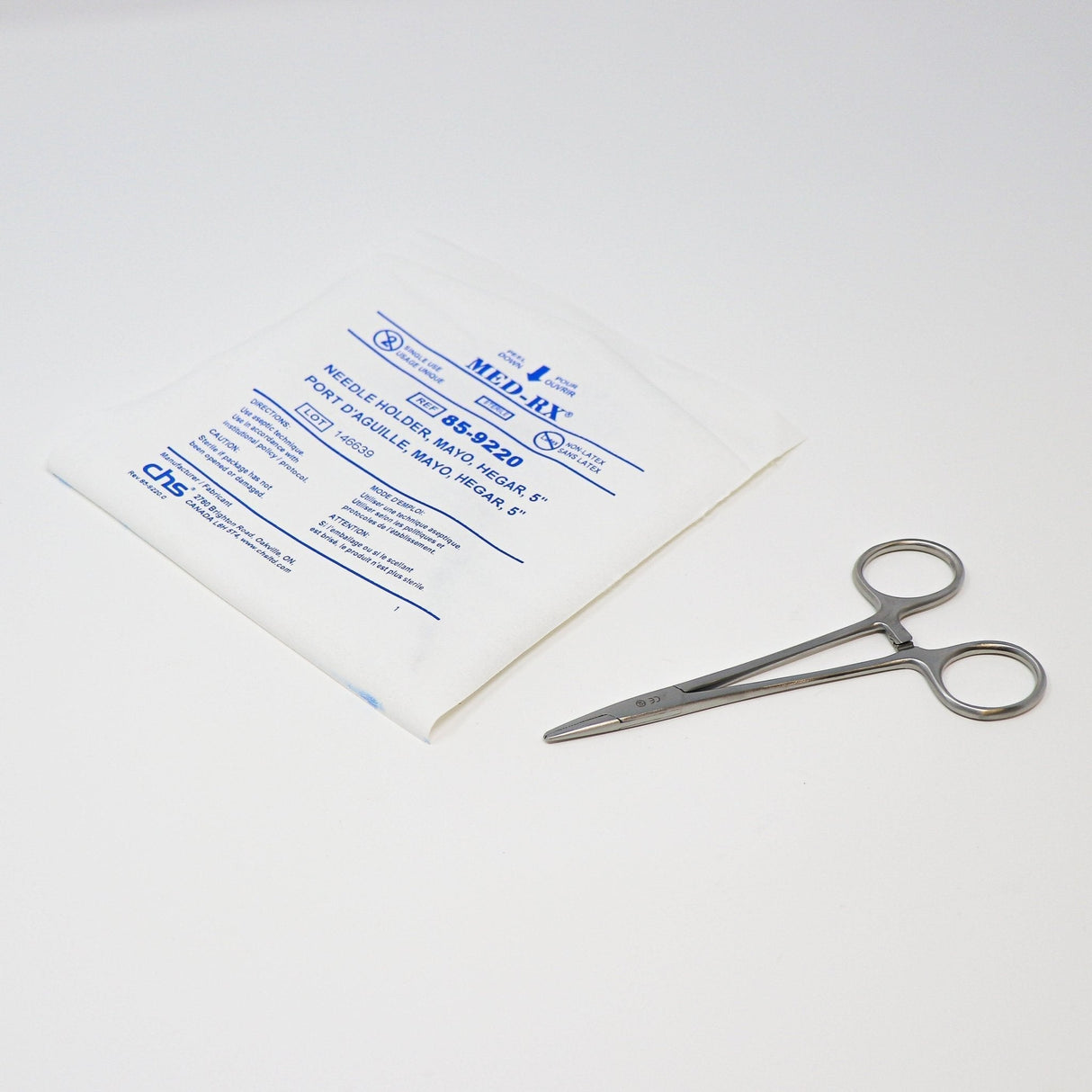 Mayo - Hegar Needle Holder 5" – Sterile, Disposable - Buy Medical Supplies Online Canada