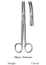 Mayo Scissors, Curved 5.5"-Instruments-Birth Supplies Canada