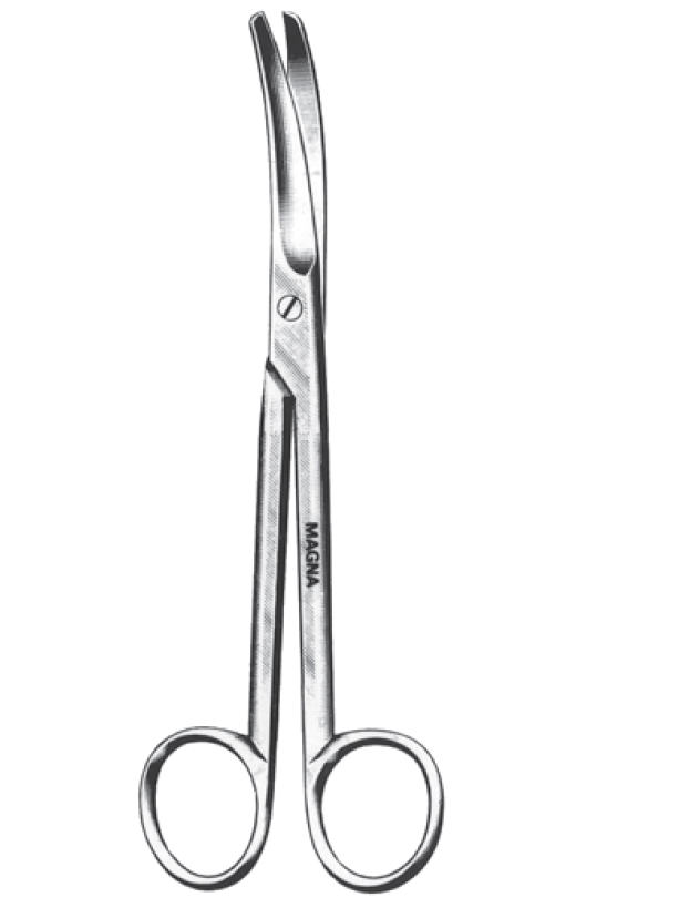 Mayo Scissors, Curved 5.5"