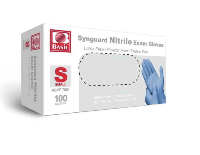Medical Blue Nitrile Exam Gloves – Latex-Free
