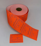 Medication Added Labels – Fluorescent Orange - Buy Medical Supplies Online Canada