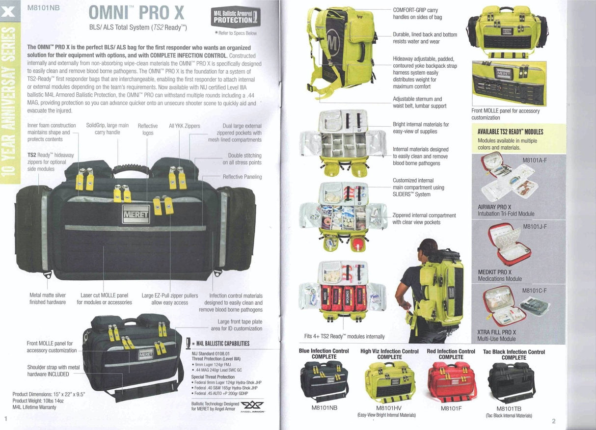 Meret OMNI™ PRO X Emergency Response Bag - Buy Medical Supplies Online Canada