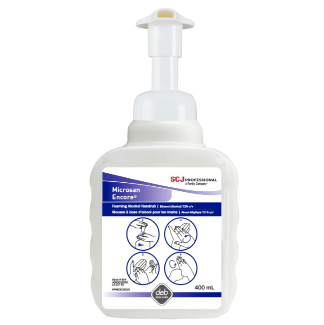 Microsan Encore Foaming Hand Sanitizer – 72% Alcohol, Skin-Friendly