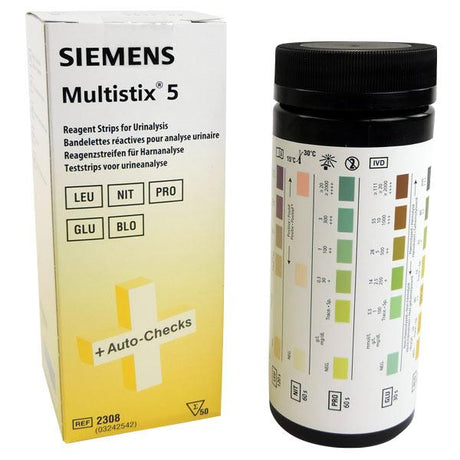 Multistix 5 Urine Test Strips – 5 Parameter Urinalysis (Box of 100, CLIA Waived) - Buy Medical Supplies Online Canada