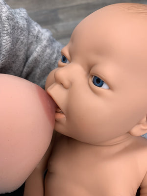 Newborn Doll ~ for teaching Breastfeeding or newborn care-Teaching Aids-Birth Supplies Canada