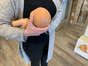 Newborn Doll ~ for teaching Breastfeeding or newborn care-Teaching Aids-Birth Supplies Canada