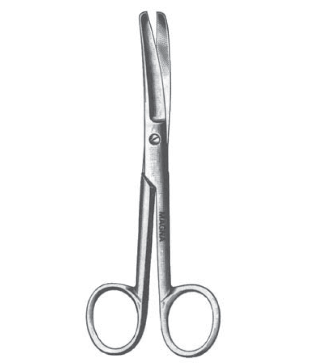 Operating Scissors 5.5" Curved Blunt/Blunt - Buy Medical Supplies Online Canada