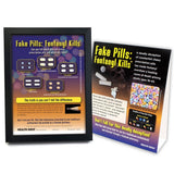 Fake Pills: Fentanyl Kills™ 3 - D Display | Healthcare Training Model - Buy Medical Supplies Online Canada