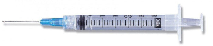 BD PrecisionGlide Needle with 3mL Luer-Lok Syringe