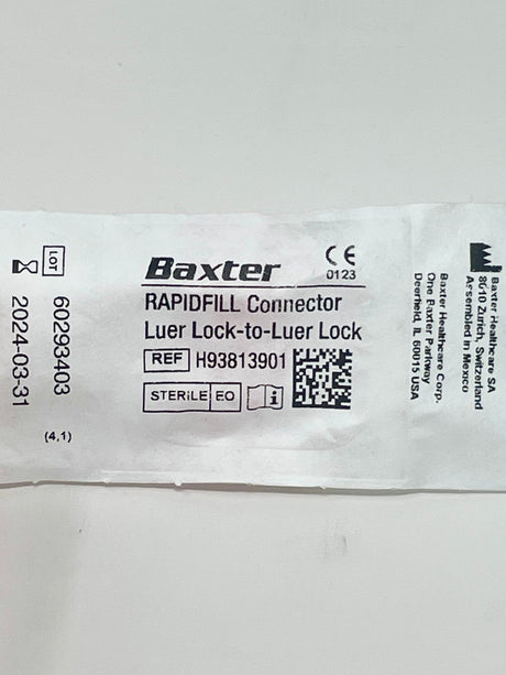 RAPIDFILL Luer Lock - to - Luer Lock Connector – Red, Sterile, Latex - Free - Buy Medical Supplies Online Canada