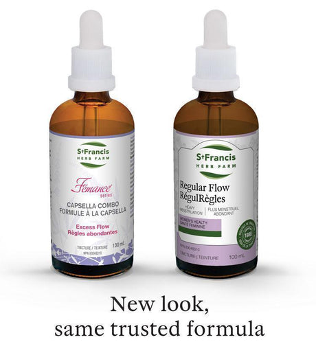 Regular Flow / Capsella Combo | Herbal Tincture for Menorrhagia Support - Buy Medical Supplies Online Canada