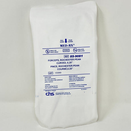 Rochester-Pean Forceps, Curved 6.25" ~ STERILE-Instruments-Birth Supplies Canada