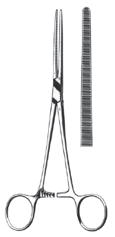 Rochester-Pean Forceps, Straight, 8"-Instruments-Birth Supplies Canada