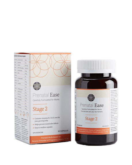 Prenatal Ease Stage 2 – Second Trimester Multivitamin (90 Capsules) - Buy Medical Supplies Online Canada