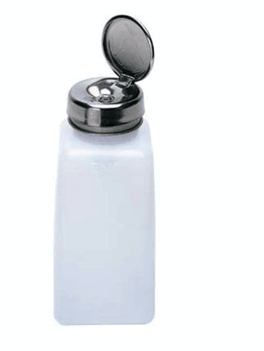 Stainless Steel Top Alcohol Dispenser – Push - Down Pump - Buy Medical Supplies Online Canada