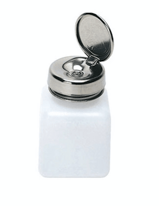 Stainless Steel Top Alcohol Dispenser – Push - Down Pump - Buy Medical Supplies Online Canada