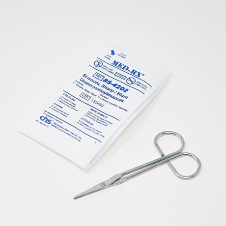 Operating Scissors, Sharp/Blunt – 4.5" Sterile, Disposable - Buy Medical Supplies Online Canada