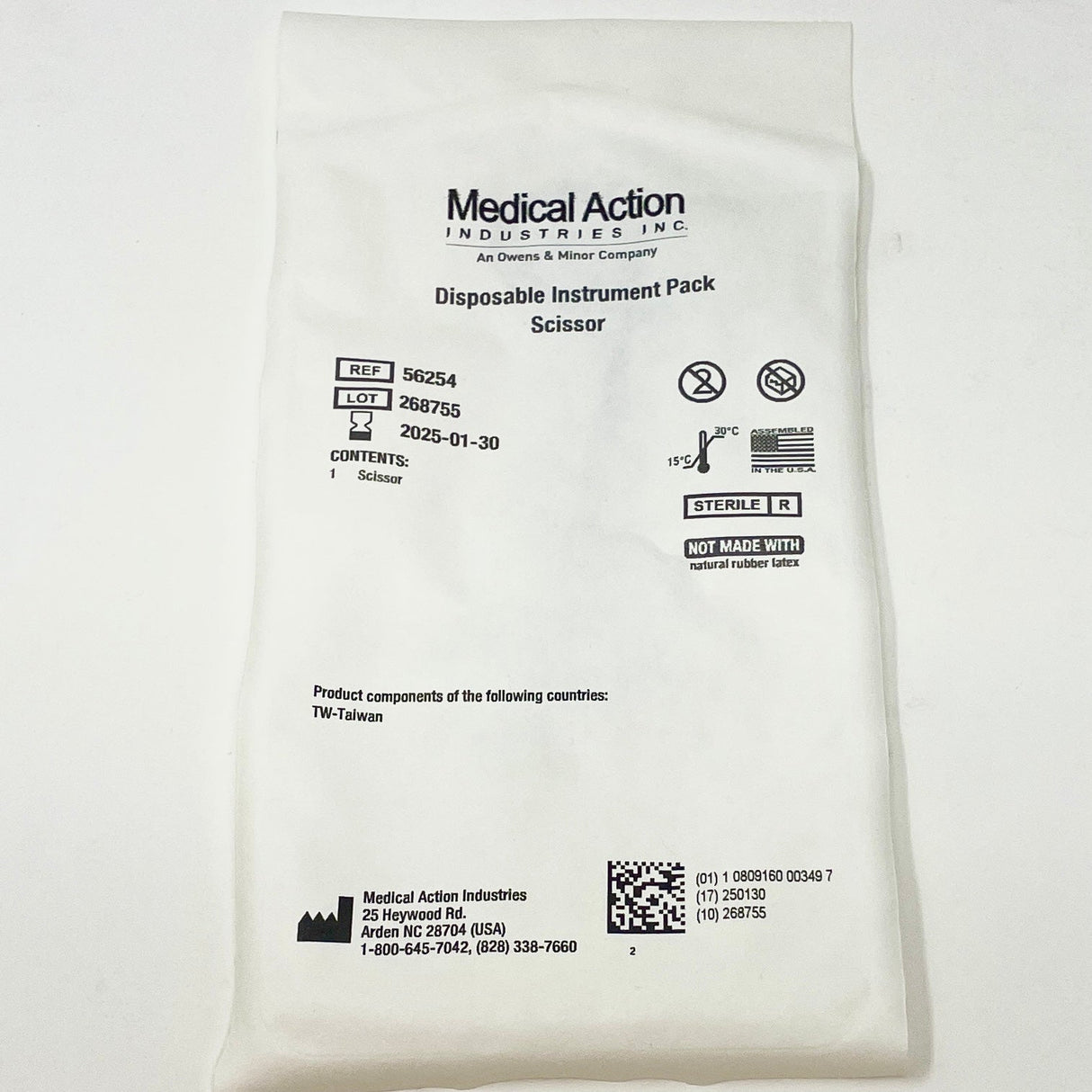 Operating Scissors, Sharp/Sharp 4.5" – Sterile Disposable Surgical Scissors - Buy Medical Supplies Online Canada