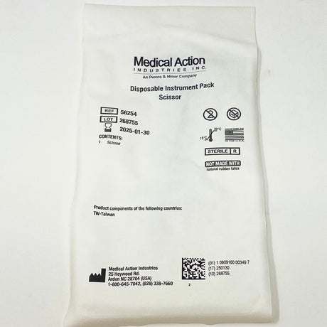 Operating Scissors, Sharp/Sharp 4.5" – Sterile Disposable Surgical Scissors - Buy Medical Supplies Online Canada