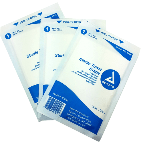 Sterile Towel Drape 18" x 26" – Disposable 3 - Ply Surgical Drape - Buy Medical Supplies Online Canada