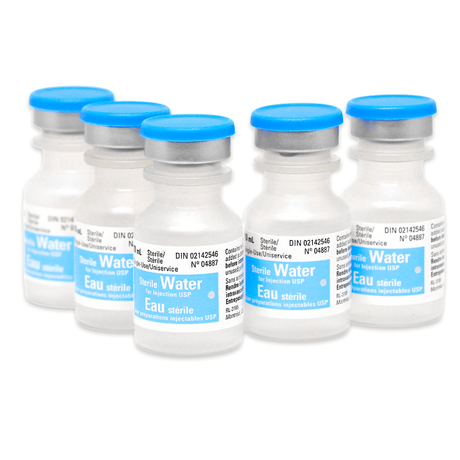 Sterile Water – 10 mL Single - Use Vial - Buy Medical Supplies Online Canada
