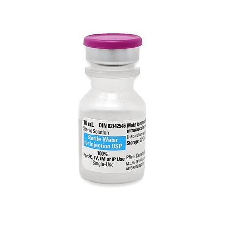 Sterile Water – 10 mL Single - Use Vial - Buy Medical Supplies Online Canada