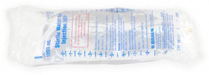 Sterile Water for Injection, Clear-IV Solutions-Birth Supplies Canada