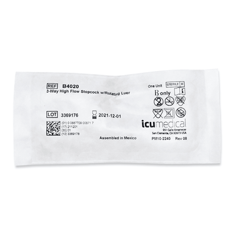 Stopcock 3-Way High Flow w/Rotating Luer-IV Supplies-Birth Supplies Canada