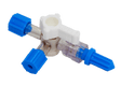Stopcock 4-Way Large Bore w/male luer lock adapter-Medical Devices-Birth Supplies Canada