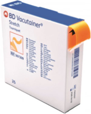 Stretch Tourniquet, 1" x 18", in Dispensing box - Latex free-Medical Supplies-Birth Supplies Canada
