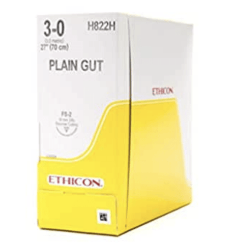 Ethicon Plain Gut Sutures – Absorbable Surgical Sutures (FS - 2, X - 1 Needles) - Buy Medical Supplies Online Canada