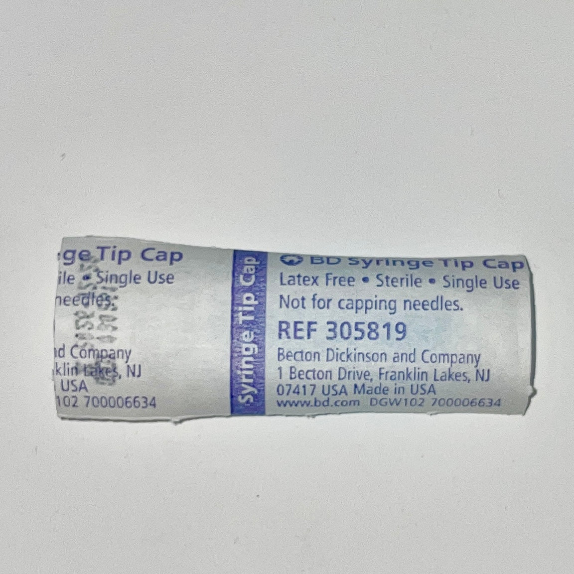 Syringe Tip Cap – Sterile - Buy Medical Supplies Online Canada