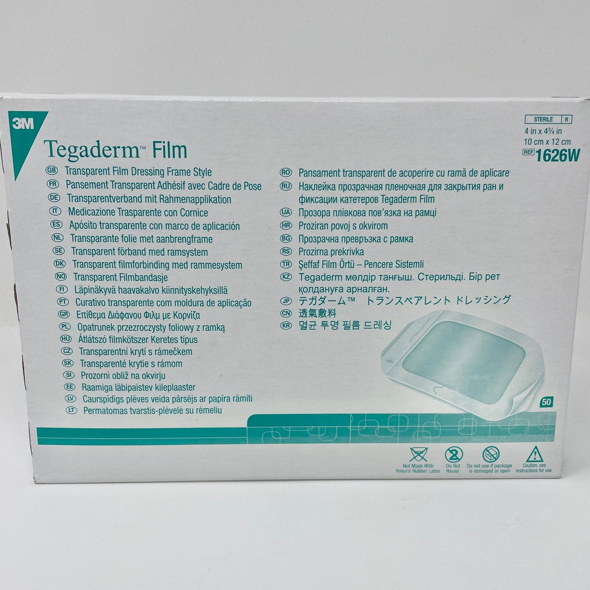 3M Tegaderm Transparent Film Dressing 4" x 4 ¾" - Buy Medical Supplies Online Canada