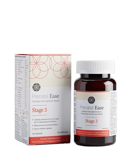 Prenatal Ease Stage 3 – Third Trimester Prenatal Vitamins (90 Capsules) - Buy Medical Supplies Online Canada