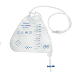 AMSino Urinary Drainage Bag – 2000mL, T - Tap Drain Port, Anti - Reflux - Buy Medical Supplies Online Canada