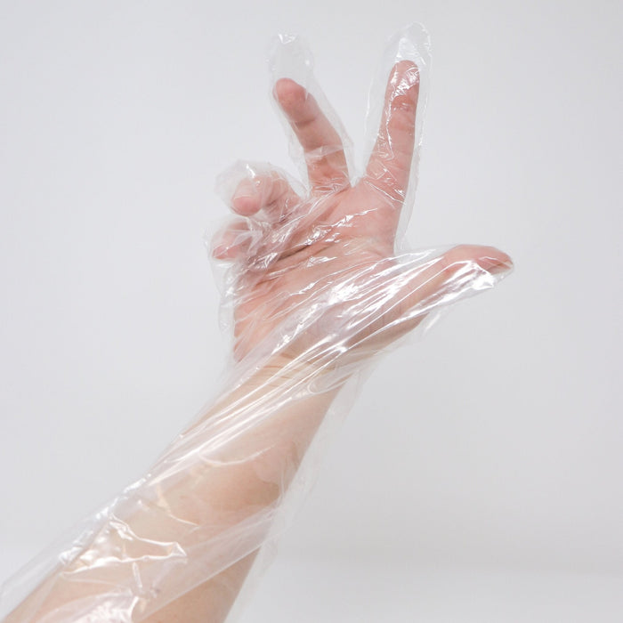Shoulder-Length Gloves – 32" Polyethylene, Latex-Free