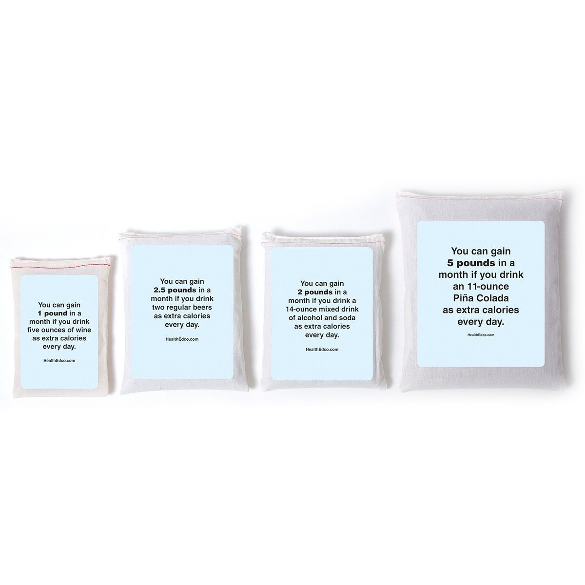 Weigh Your Options: Alcohol Drinks Display | Healthcare Training Model - Buy Medical Supplies Online Canada