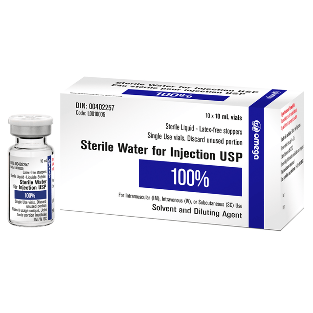 Sterile Water, Diluent Vial