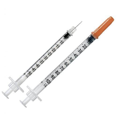 1mL Insulin Syringes U-100