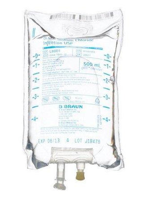 500ml Sodium Chloride 0.9%-CLASS 9-Birth Supplies Canada
