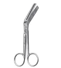 Braun Stradler Episiotomy Scissors 5.5" Angled-CLASS 1-Birth Supplies Canada