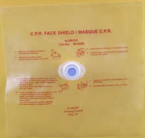CPR face shield with one way valve-CLASS 2-Birth Supplies Canada