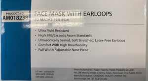 Face Mask with Earloop-Medical Supplies-Birth Supplies Canada